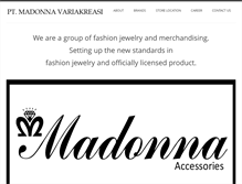 Tablet Screenshot of madonna-group.com